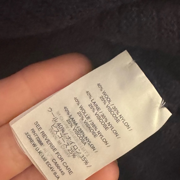 J. Crew Women's navy Crew Neck Sweater - Picture 4 of 4